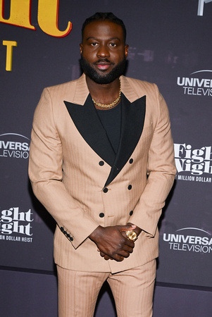 Sinqua Walls attends Peacock's "Fight Night: The Million Dollar Heist" World Premiere at Jazz at Lincoln Center on September 04, 2024 in New York City.