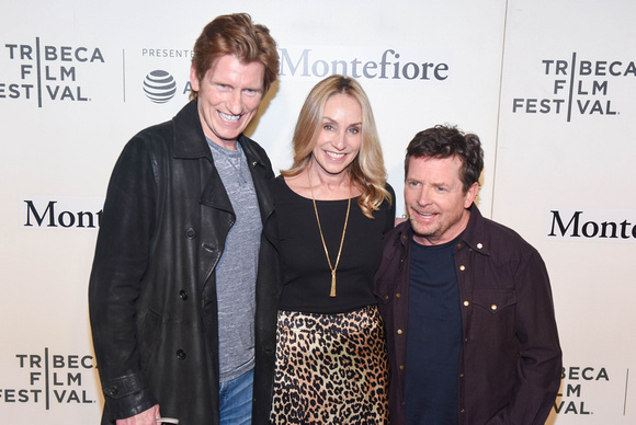 Denis Leary, Tracy Pollan and Michael J. Fox